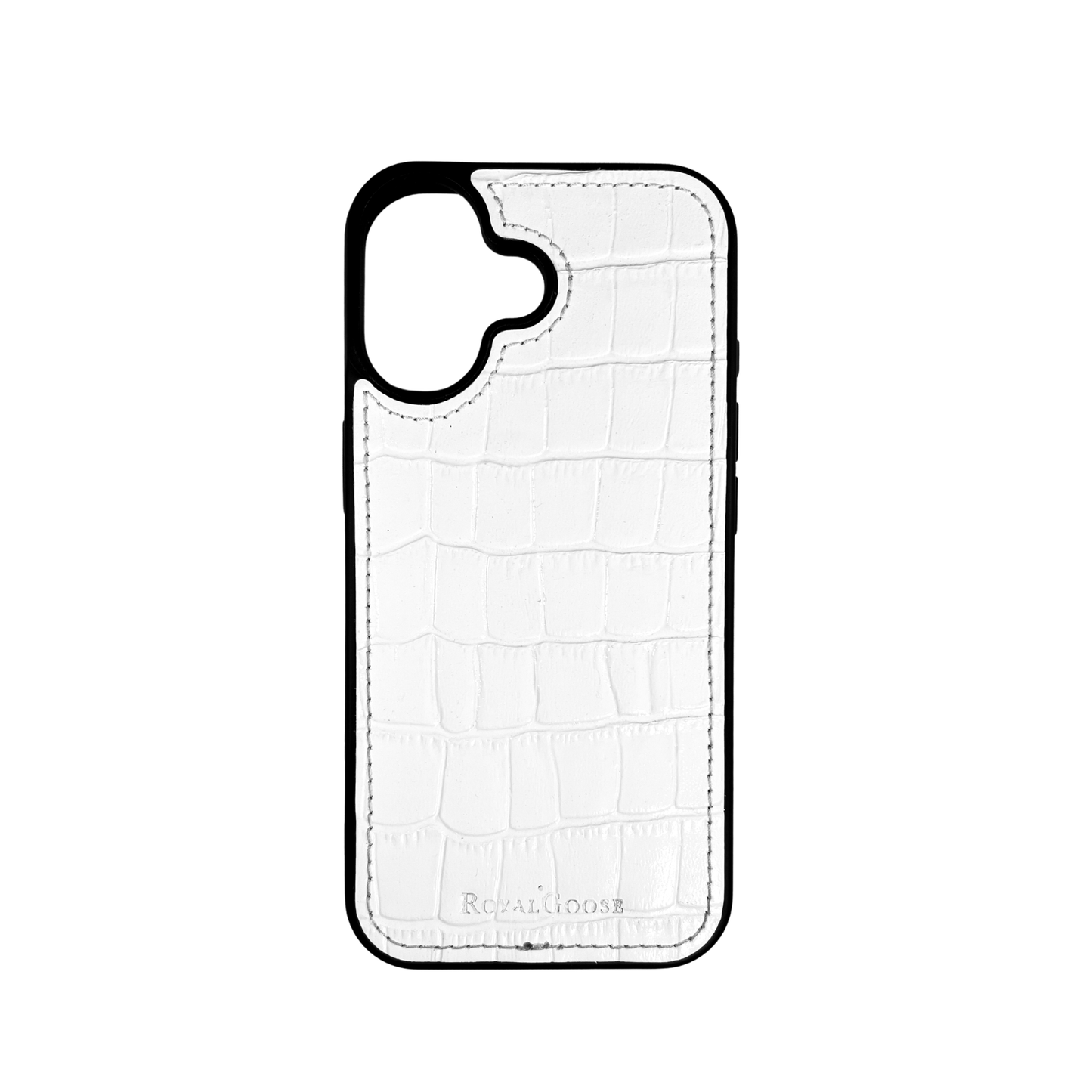 Case iPhone 17 Clásico - Croco Blanco
