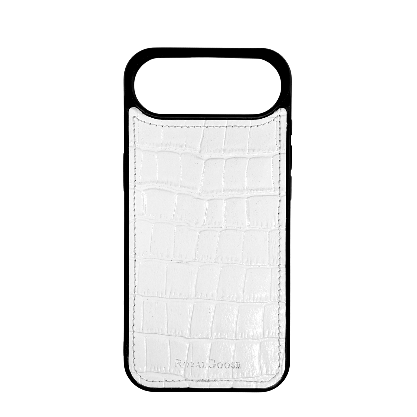 Case iPhone 17 Air Clásico - Croco Blanco