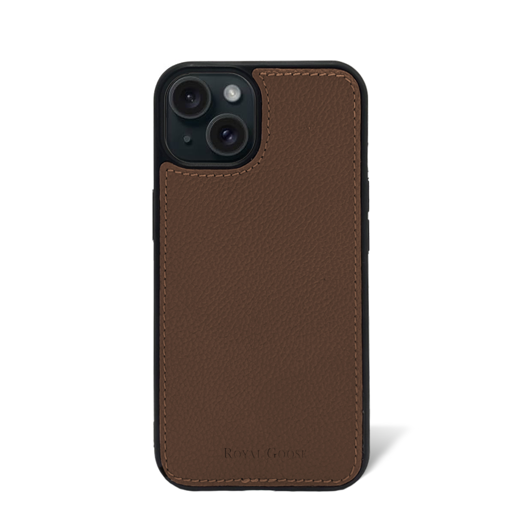 Case iPhone 15 Clásico - Marrón