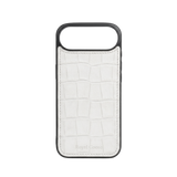 iPhone 17 Air Case Clásico - Croco Blanco
