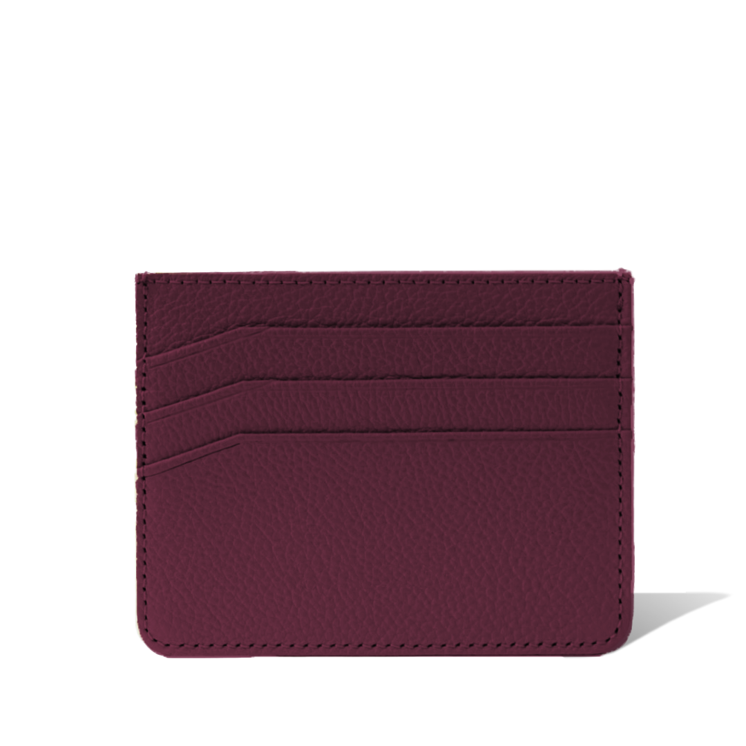 Tarjetero Clásico - Tinto