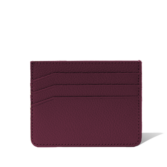 Tarjetero Clásico - Tinto