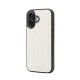 iPhone 17 Case Clásico - Croco Blanco