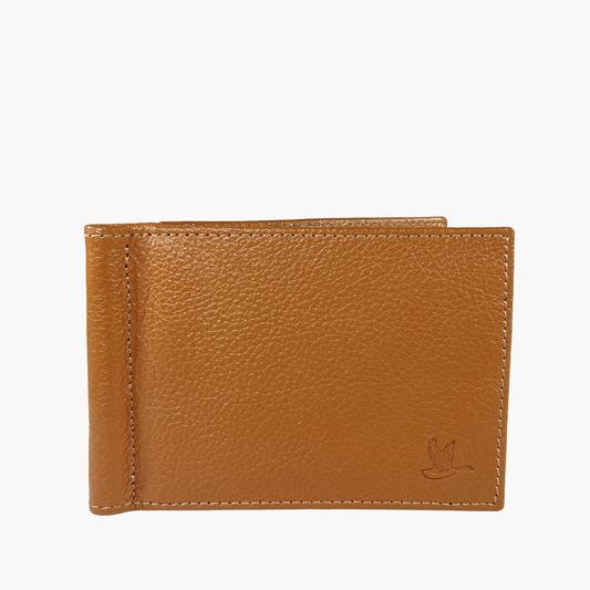 Wallet with Clip - Camel