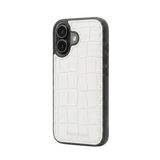 iPhone 17 Case Clásico - Croco Blanco