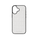 iPhone 17 Case Clásico - Croco Blanco