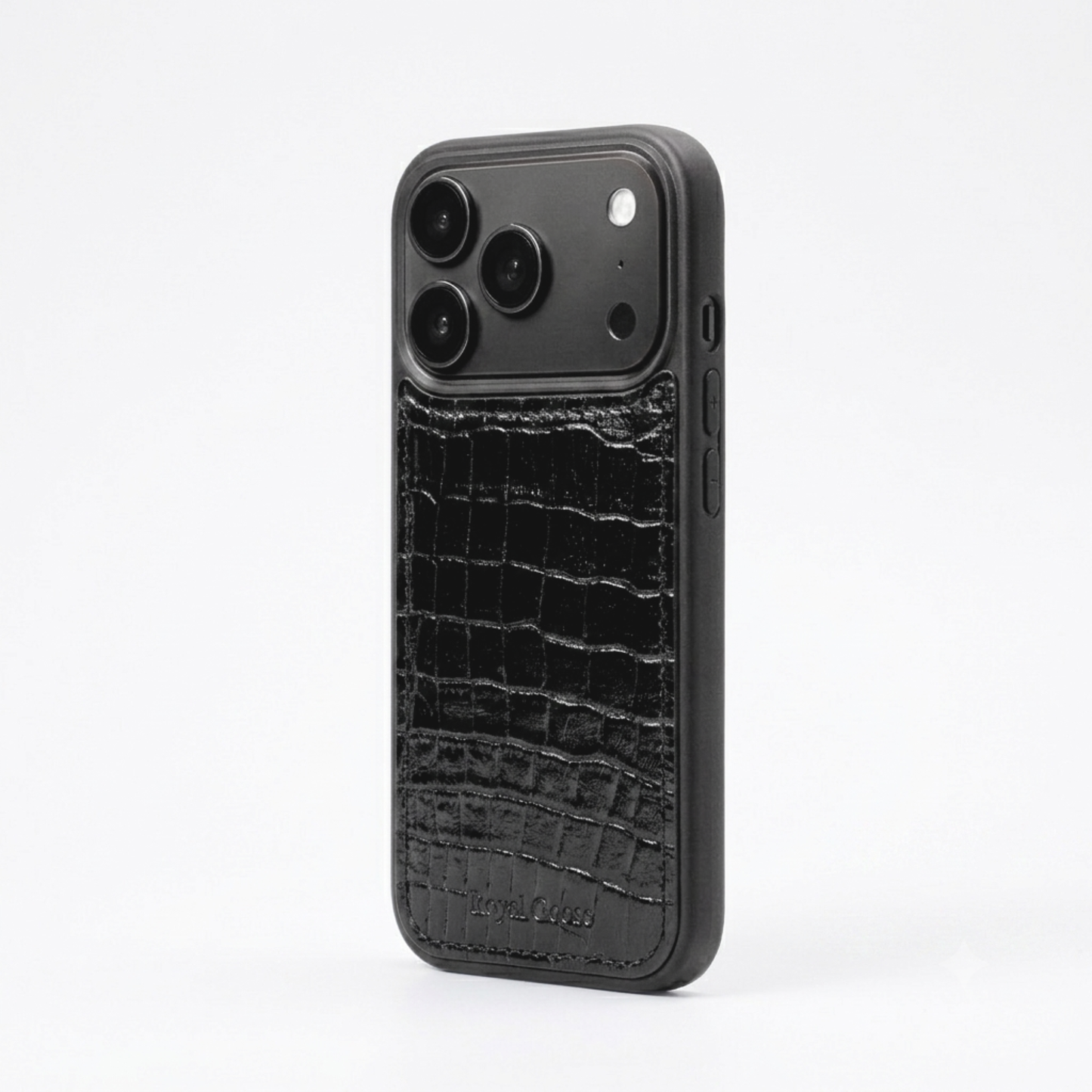 iPhone 17 Pro Max Case Clásico - Croco Negro
