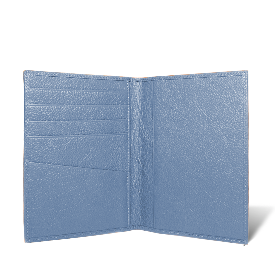 Porta Pasaporte Mini - Azul Ártico