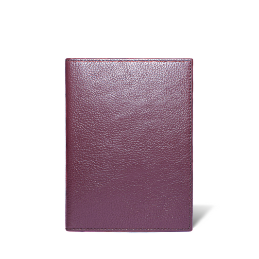 Porta Pasaporte Mini + Identificador Clásico - Tinto