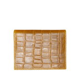 Tarjetero Bi-Fold - Croco Leño