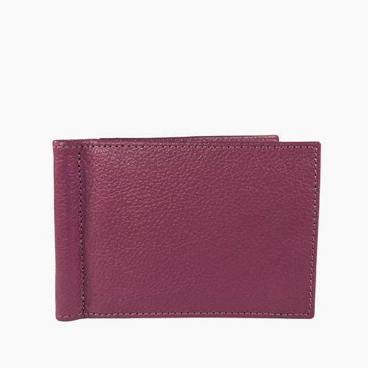 Wallet with Clip - Red
