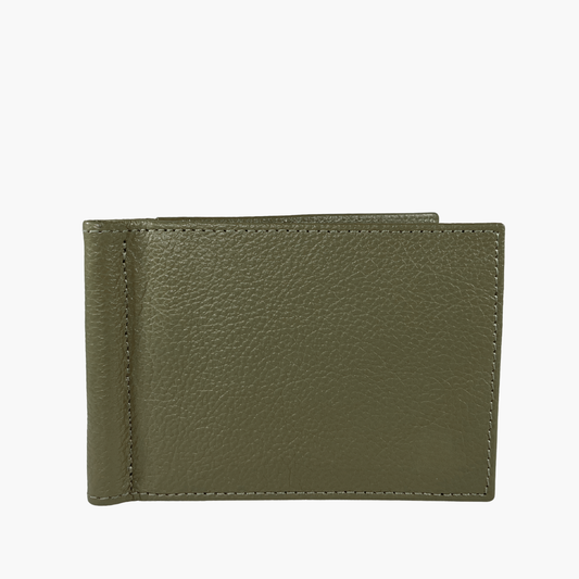 Wallet with Clip - Military Green