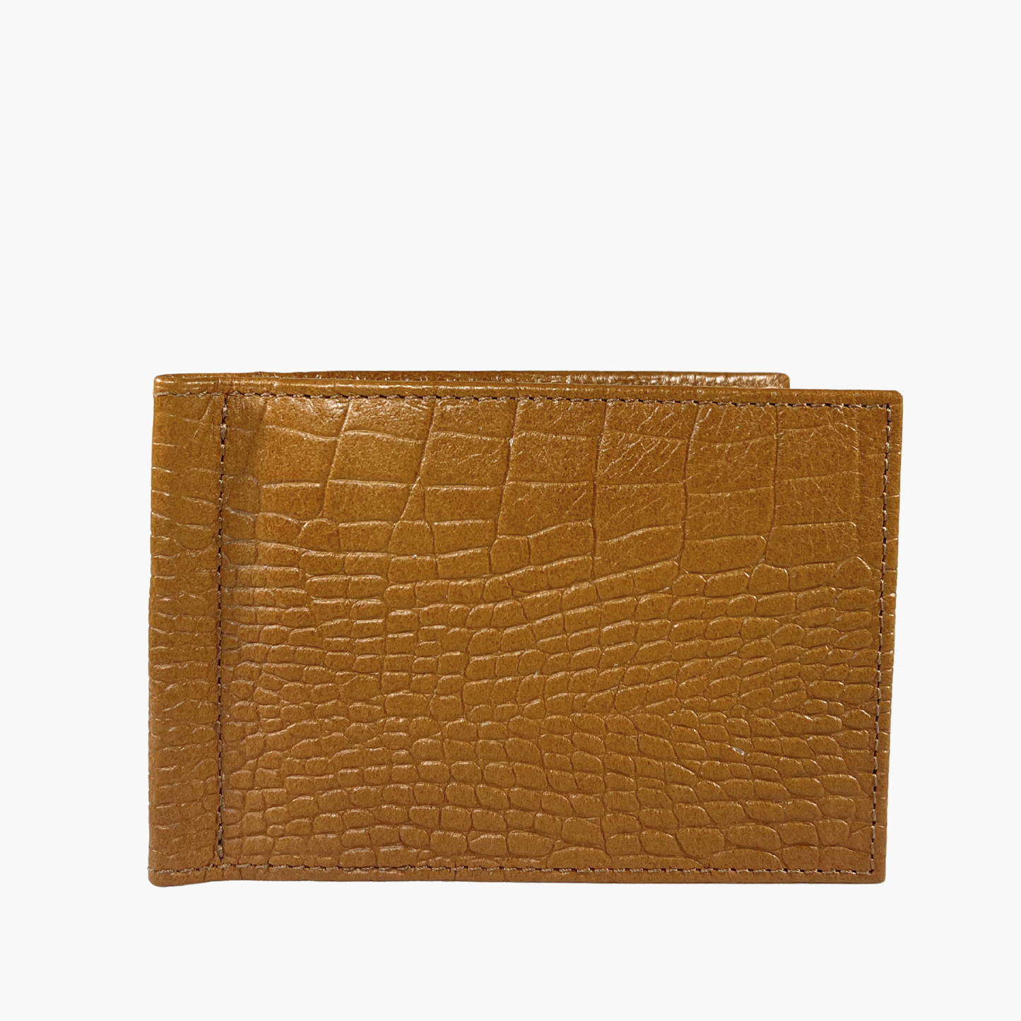 Wallet with Clip - Croco Wood