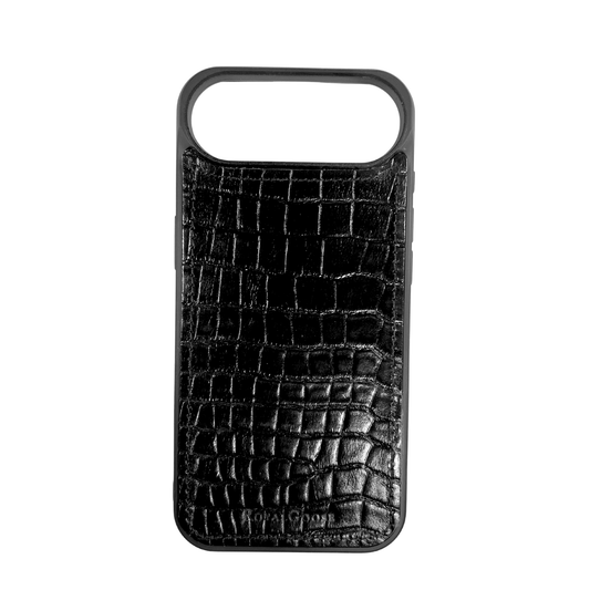 Classic iPhone 17 Air Case - Black Croco