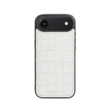 iPhone 17 Air Case Clásico - Croco Blanco