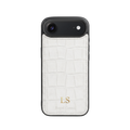 iPhone 17 Air Case Clásico - Croco Blanco