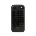 iPhone 17 Air Case Clásico - Croco Negro