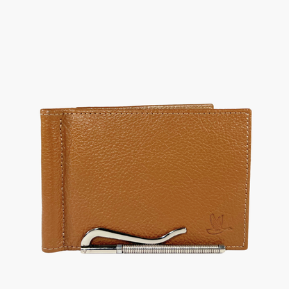 Wallet with Clip - Camel