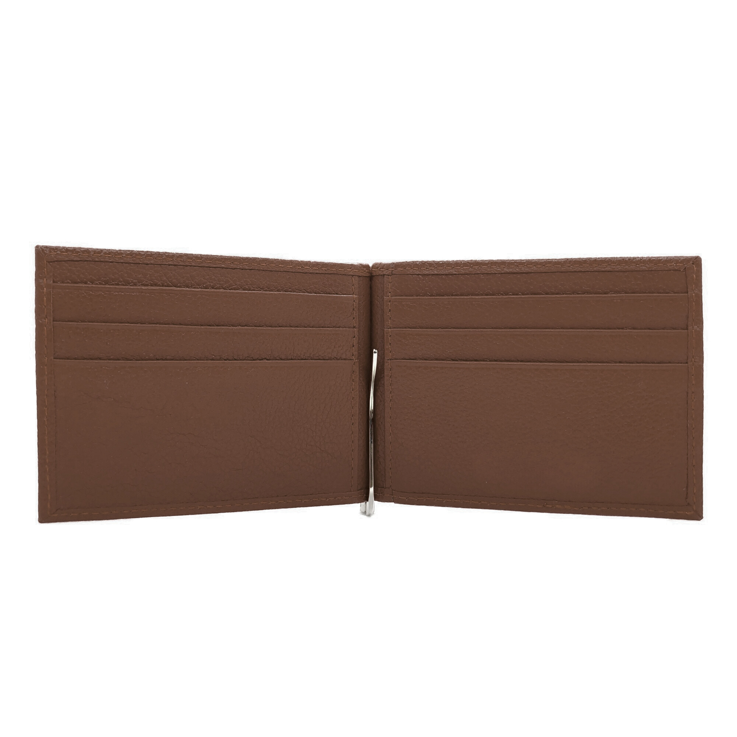 Cartera con Clip - Marrón