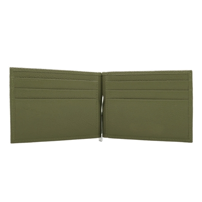 Cartera con Clip - Verde Militar