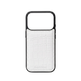 iPhone 17 Pro Classic Case - White Croco