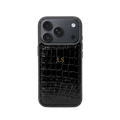 iPhone 17 Pro Case Clásico - Croco Negro