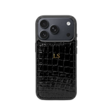 iPhone 17 Pro Case Clásico - Croco Negro