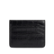 Classic Card Holder - Black Crocodile