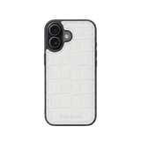 iPhone 17 Case Clásico - Croco Blanco