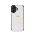 iPhone 17 Classic Case - White Croco