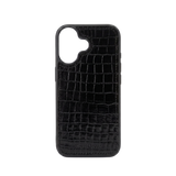 iPhone 17 Case Clásico - Croco Negro