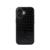 iPhone 17 Case Clásico - Croco Negro