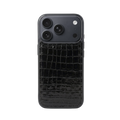 iPhone 17 Pro Max Case Clásico - Croco Negro