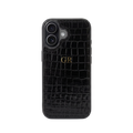 Classic iPhone 17 Case - Black Croco