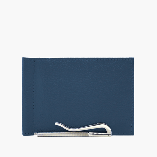 Cartera con Clip - Marino