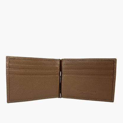 Wallet with Clip - Brown