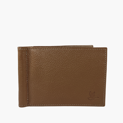 Wallet with Clip - Brown
