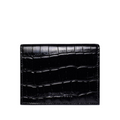 Tarjetero Bi-Fold - Croco Negro