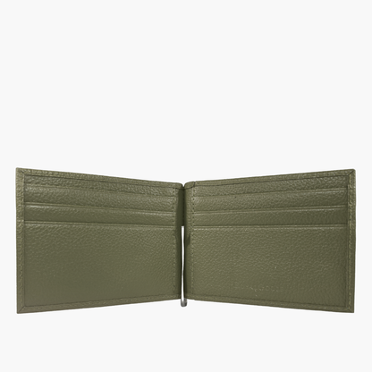 Wallet with Clip - Military Green