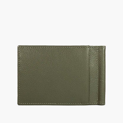 Wallet with Clip - Military Green