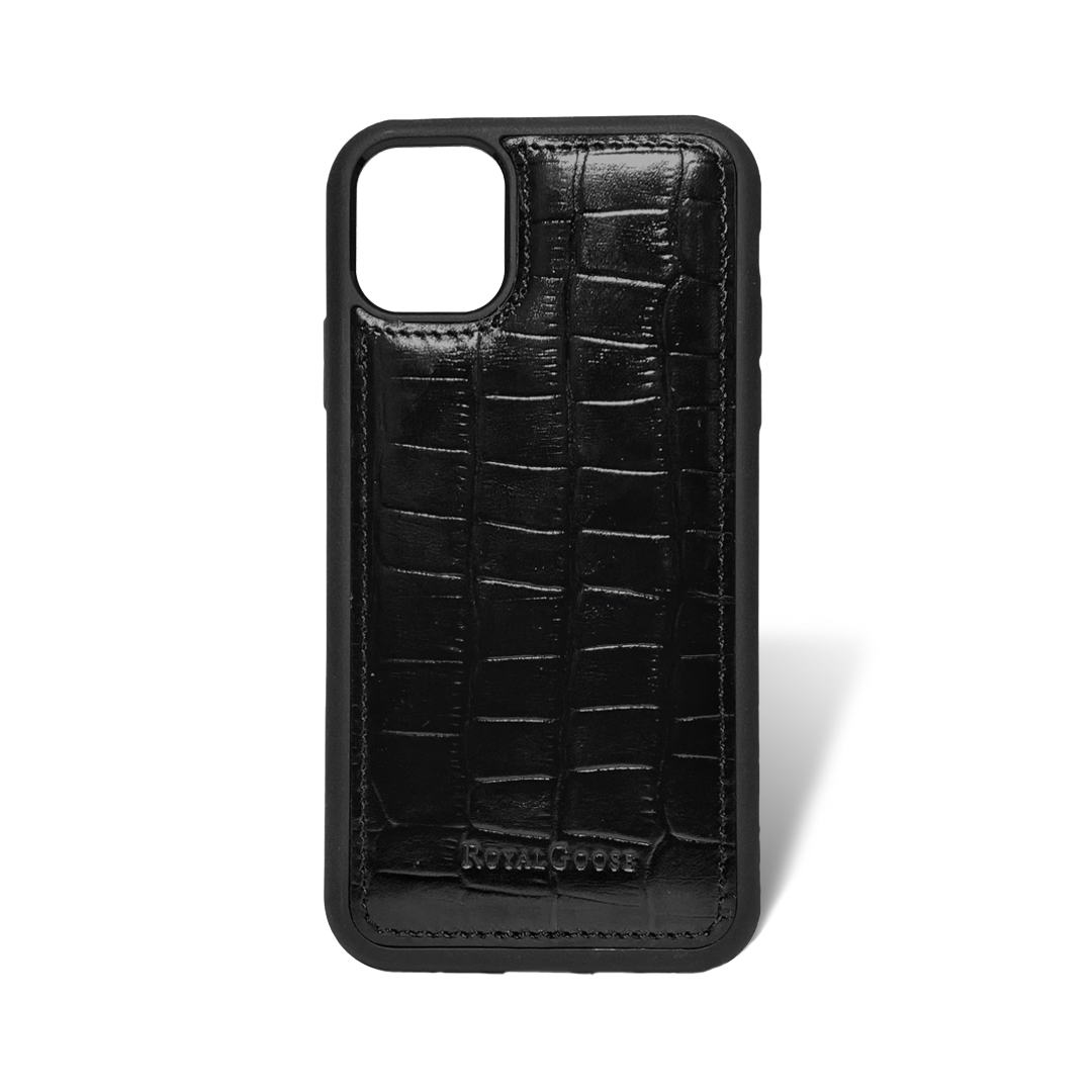 iPhone 11 Case - Croco Negro