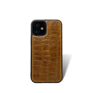iPhone 12 Mini Case - Croco Leño