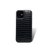 iPhone 12 Mini Case - Croco Negro
