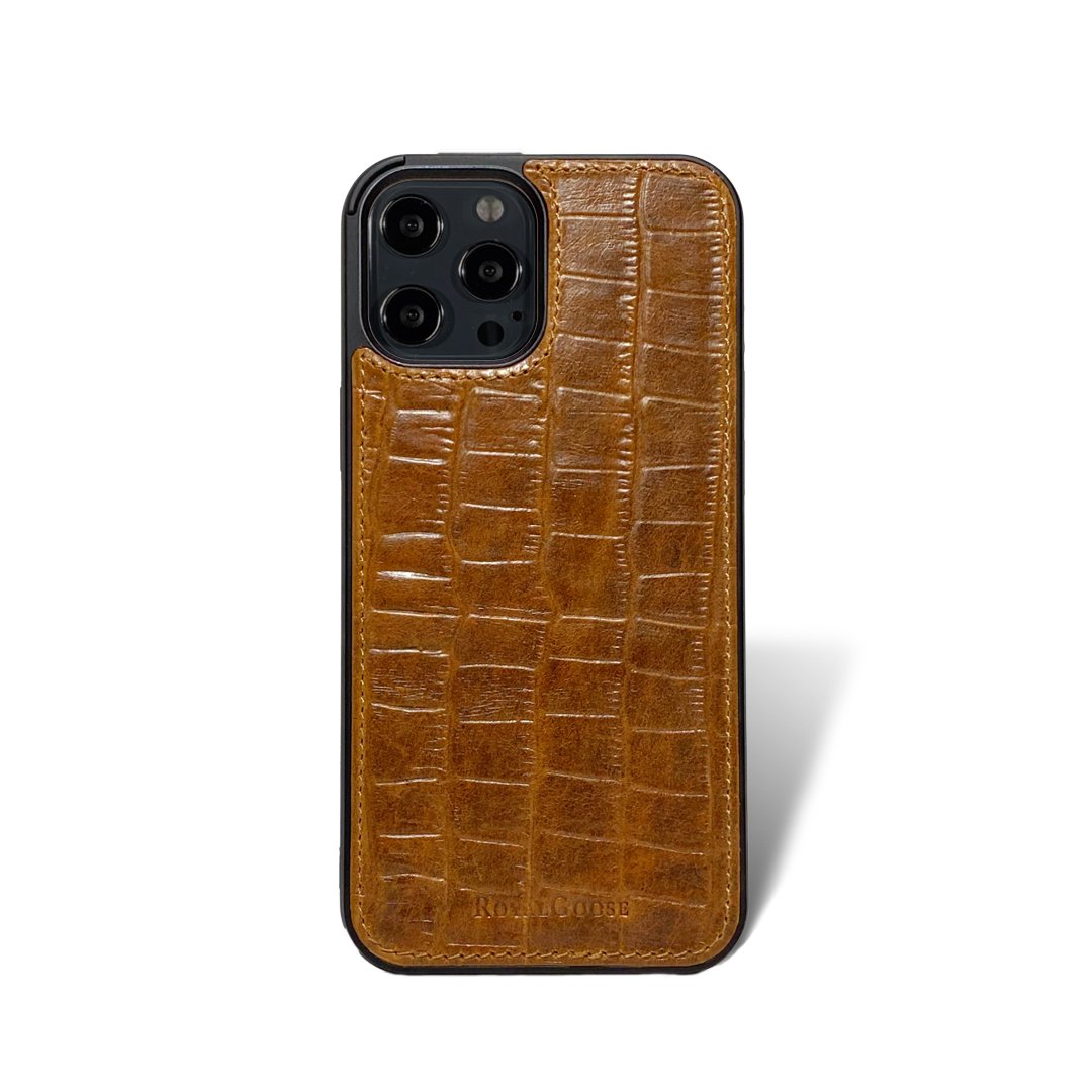iPhone 13 Pro Max Case - Croco Leño