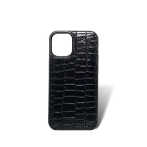 iPhone 12 Mini Case - Croco Negro RoyalGoose