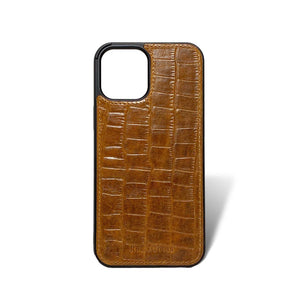iPhone 12 Pro Max Case - Croco Leño RoyalGoose