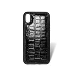 iPhone X/XS Case - Croco Negro